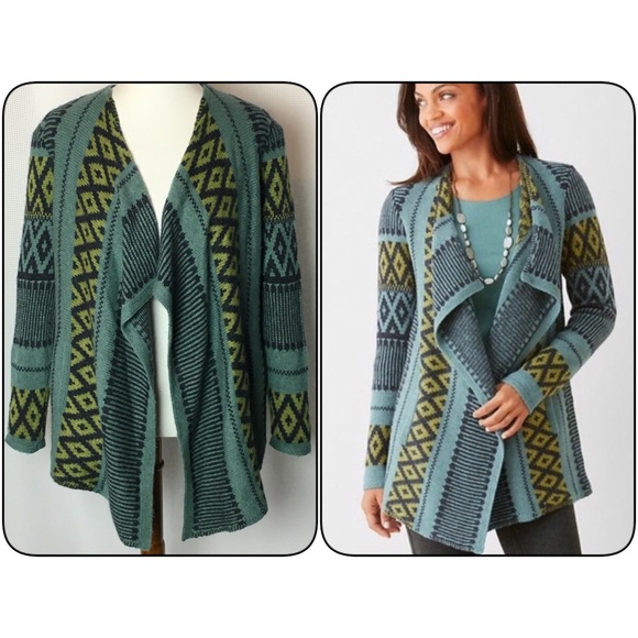 J. Jill Sweaters - J. Jill Sweater Cardigan Alpaca Wool Blend Open
